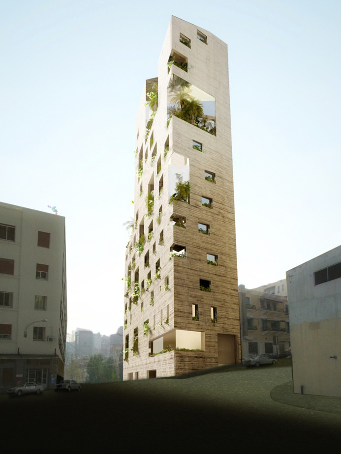 ‘Stone Garden’ Logements - Beyrouth Lina Ghotmeh — Architecture LB07_09