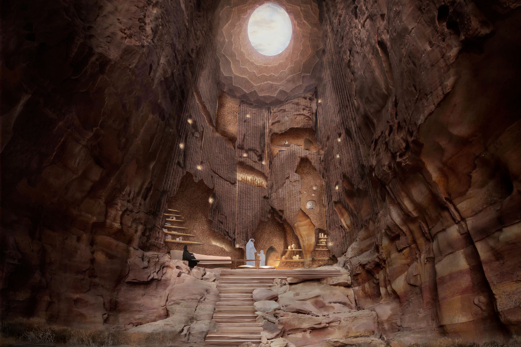 Projet. AlUla Immersive Living. Lina Ghotmeh — Architecture COM-WEB_AlUla-immersive-Living_04