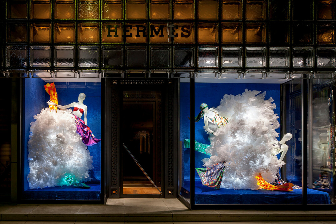 Vitrine d'Hermès