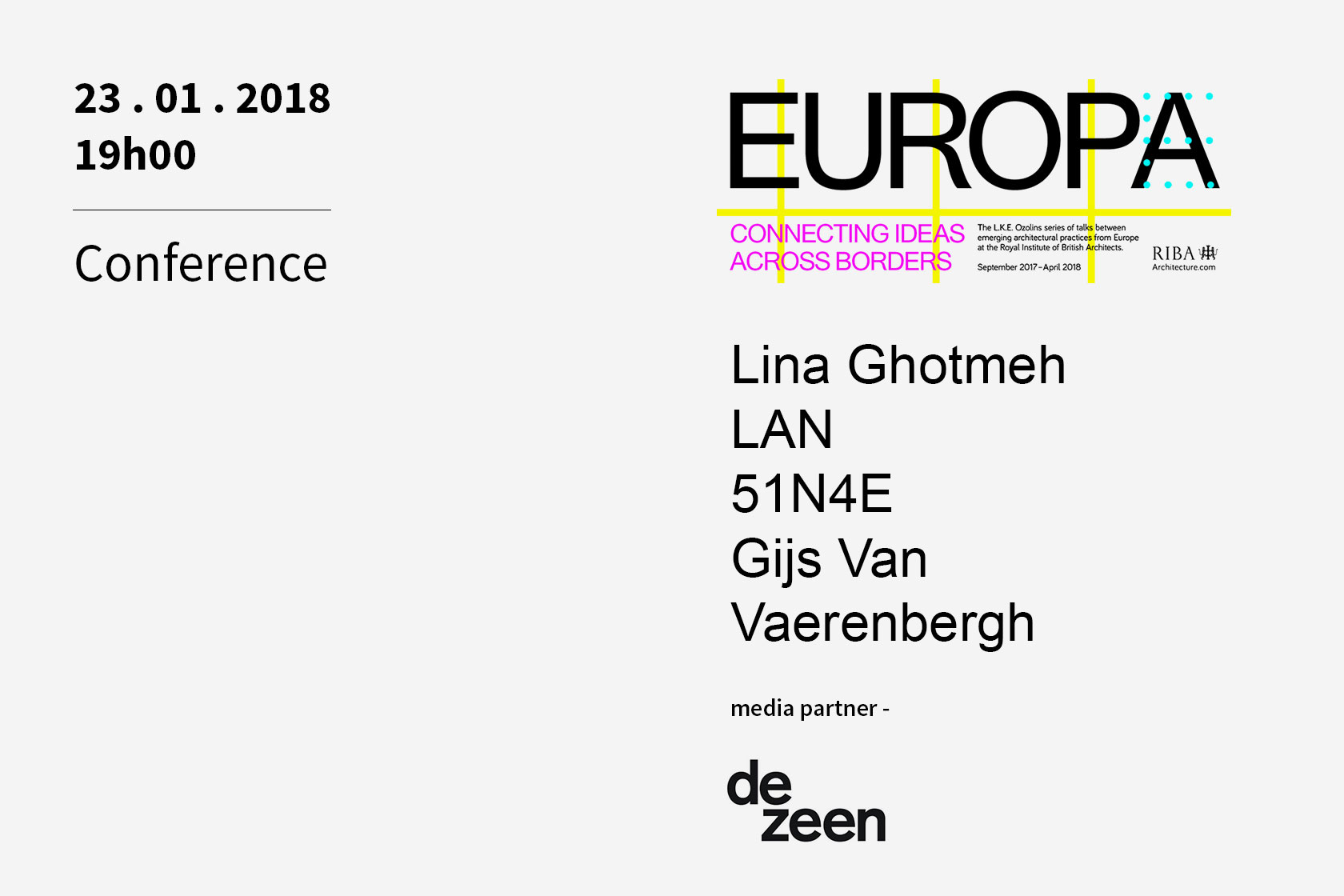 Conférence. Lina Ghotmeh au RIBA Lina Ghotmeh — Architecture RIBA-TALK--n