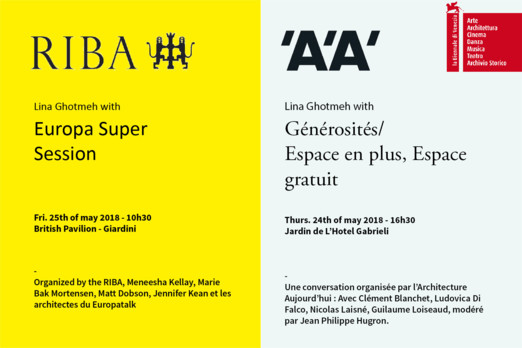 2xDEDATS - à la Biennale d’Architecture de Venise. Lina Ghotmeh — Architecture poster