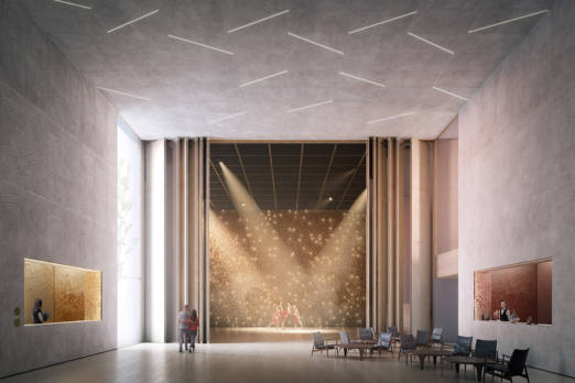 Danse urbaine - CCN de Tours Lina Ghotmeh — Architecture Interior_Hall