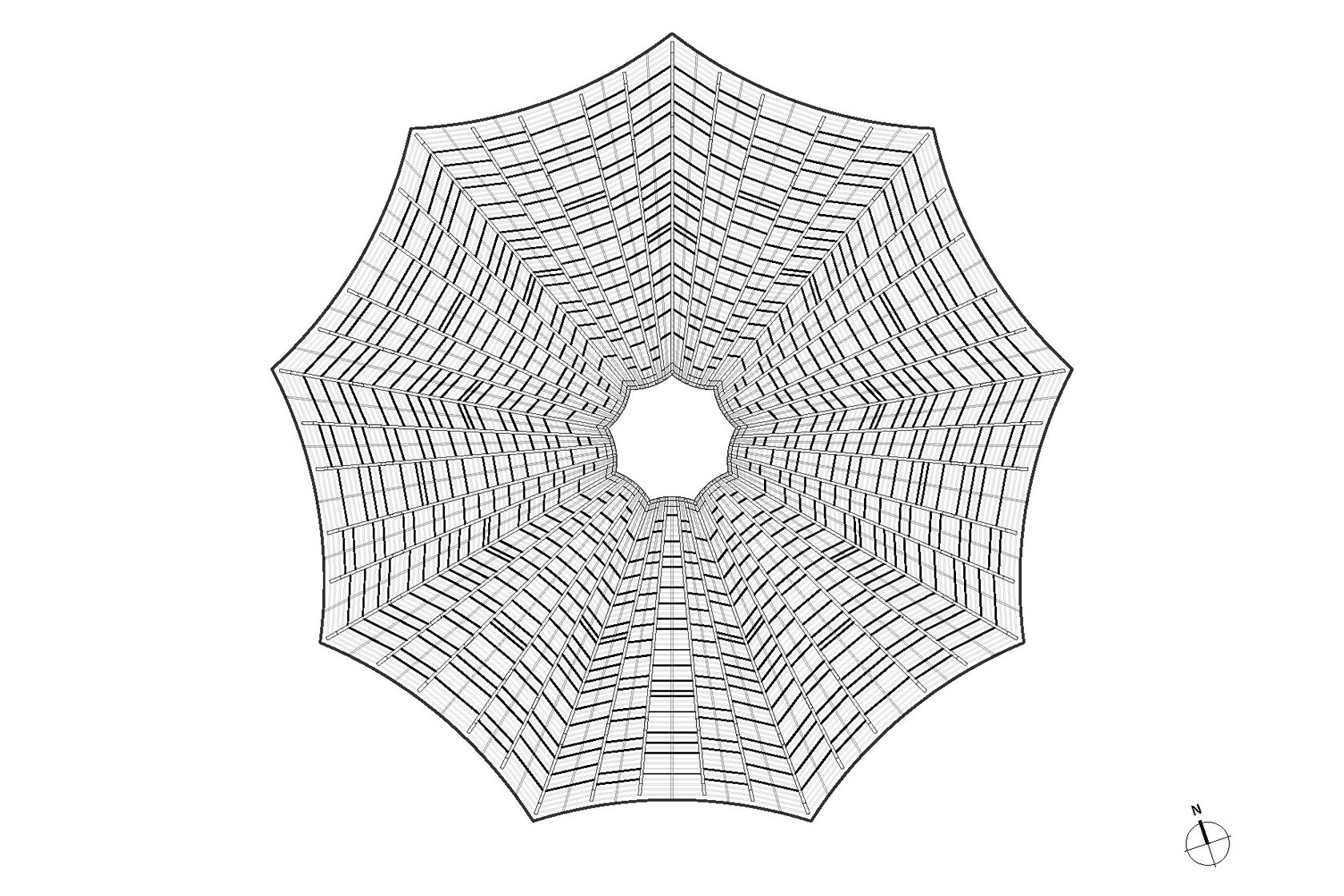 Pavillon de la Serpentine Lina Ghotmeh — Architecture Serpentine-LGA-Drawing_02_1680x1120