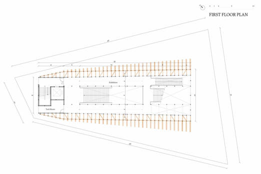 Pavillon du Bahreïn à l’Expo 2025 d’Osaka Lina Ghotmeh — Architecture Bahrain-Pavilion_Plans-Presse-FIRST-FLOOR-PLAN_1680x1120