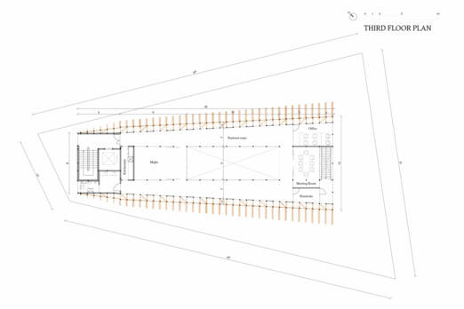 Pavillon du Bahreïn à l’Expo 2025 d’Osaka Lina Ghotmeh — Architecture Bahrain-Pavilion_Plans-Presse-THIRD-FLOOR-PLAN_1680x1120