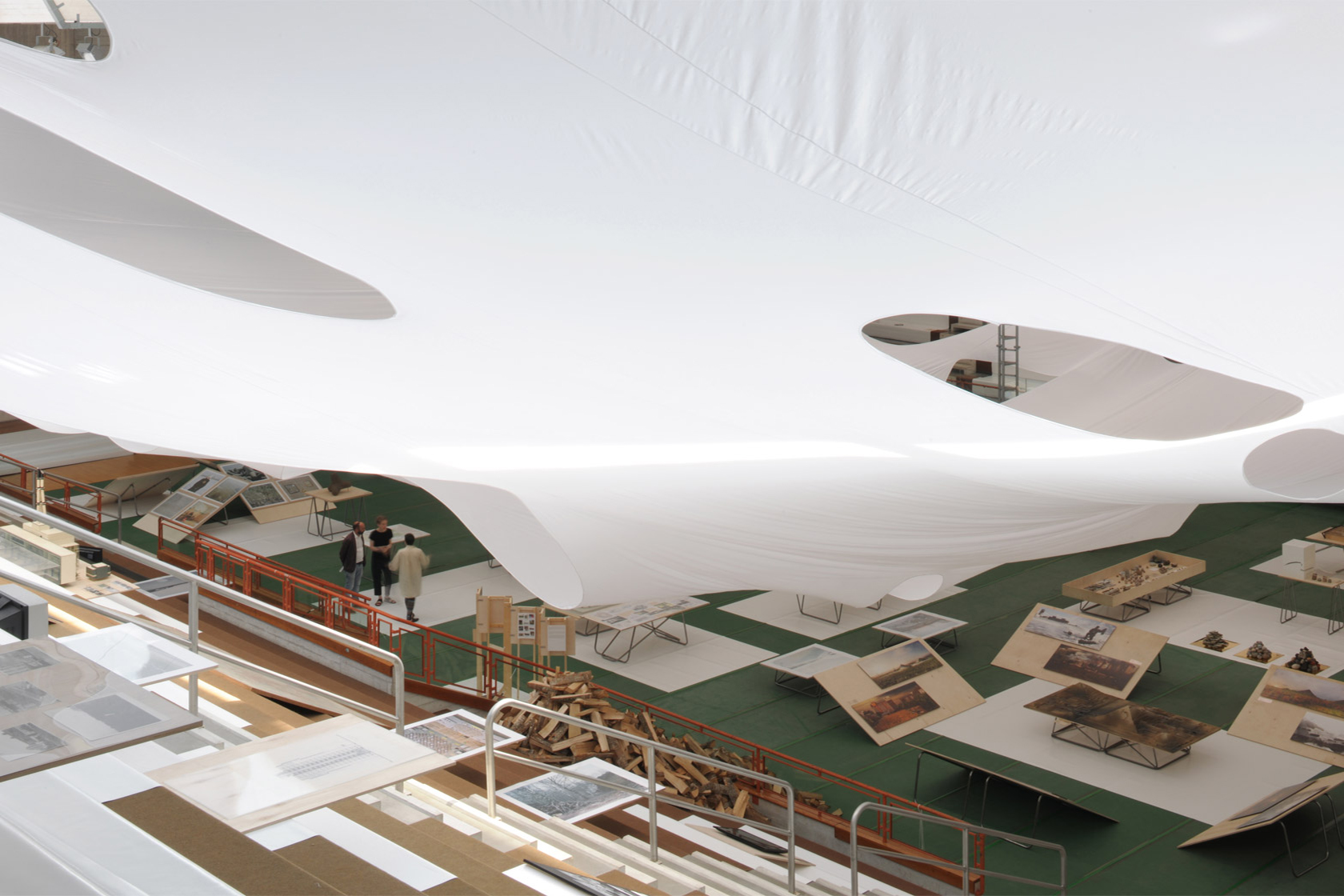 Exhibition. The Estonian National Museum Lina Ghotmeh — Architecture baltic-pavilion-venice-architecture-biennale-estonia-latvia-lithuania_dezeen_1568_3