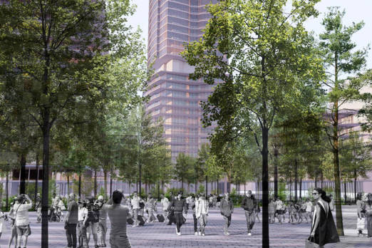 Rehabilitation of the Maine-Montparnasse district Lina Ghotmeh — Architecture UrbanForest_Tower