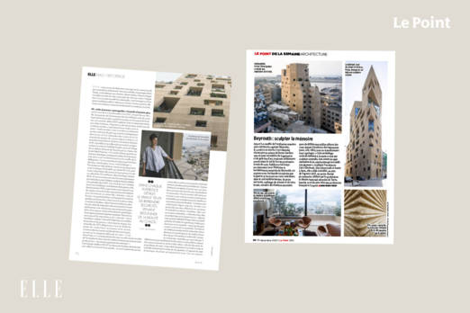 Publication. ELLE magazine and Le Point. Lina Ghotmeh — Architecture PR_Elle_LePoint-1680x1120