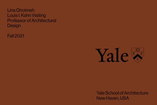 Academic. Professorship at the Yale School of Architecture. Lina Ghotmeh — Architecture Yale_Paysage-1680x1120