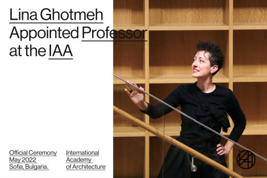 Elected. Lina Ghotmeh Professor at the IAA. Lina Ghotmeh — Architecture 00_Paysage-1680x1120_0005_Objet dynamique vectoriel