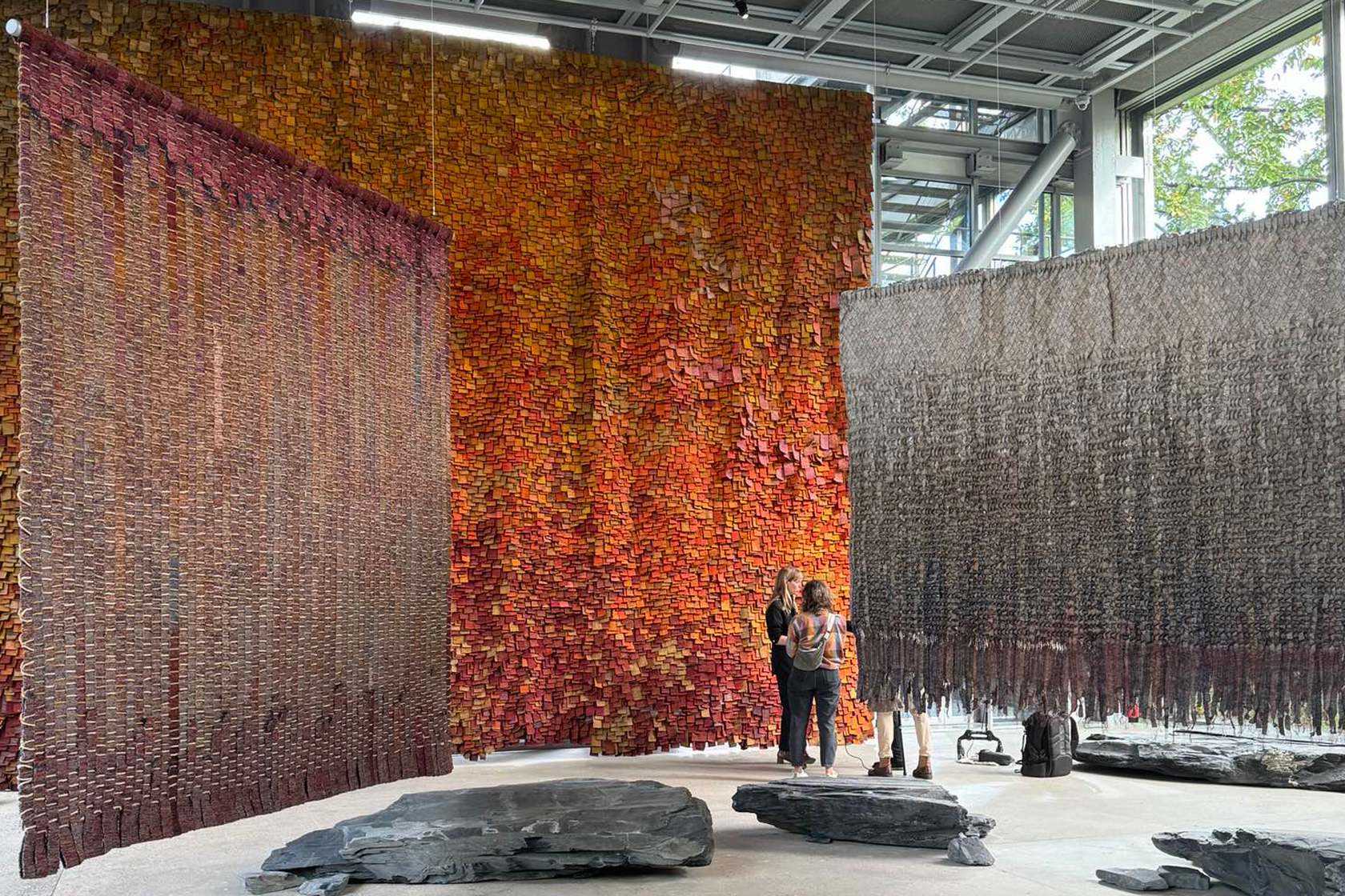 Exhibition. Olga de Amaral Fondation Cartier. Lina Ghotmeh — Architecture Olga-de-Amaral_Fondation-Cartier_Slide_03