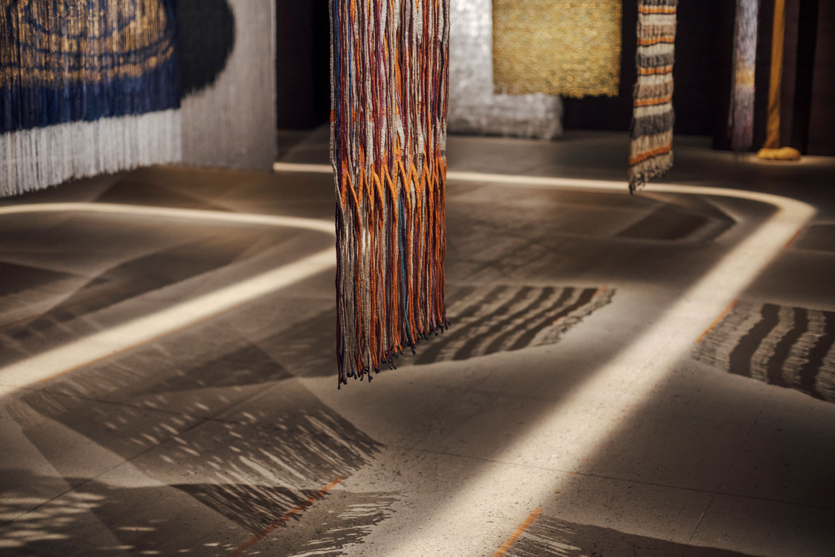 Olga de Amaral Exhibition, Fondation Cartier Lina Ghotmeh — Architecture Olga-de-Amaral_LGA_08_1680x1120