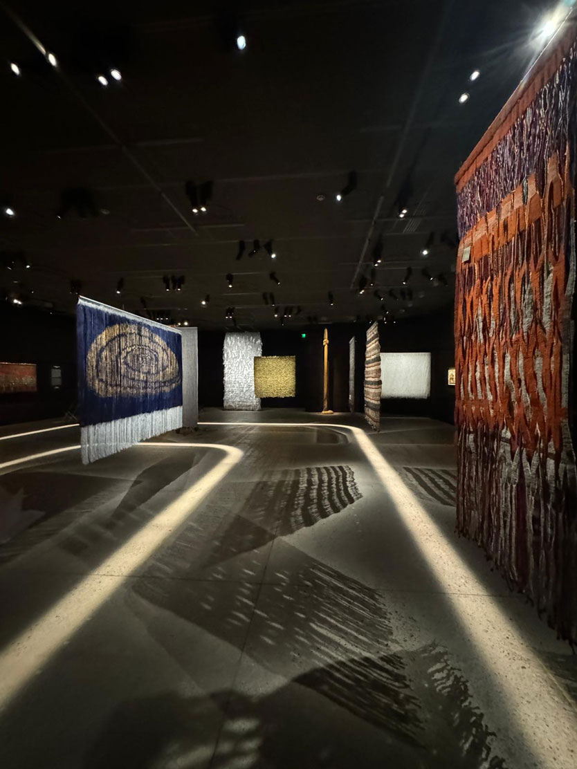 Olga de Amaral Exhibition, Fondation Cartier Lina Ghotmeh — Architecture Olga-de-Amaral_LGA_09_1680x1120