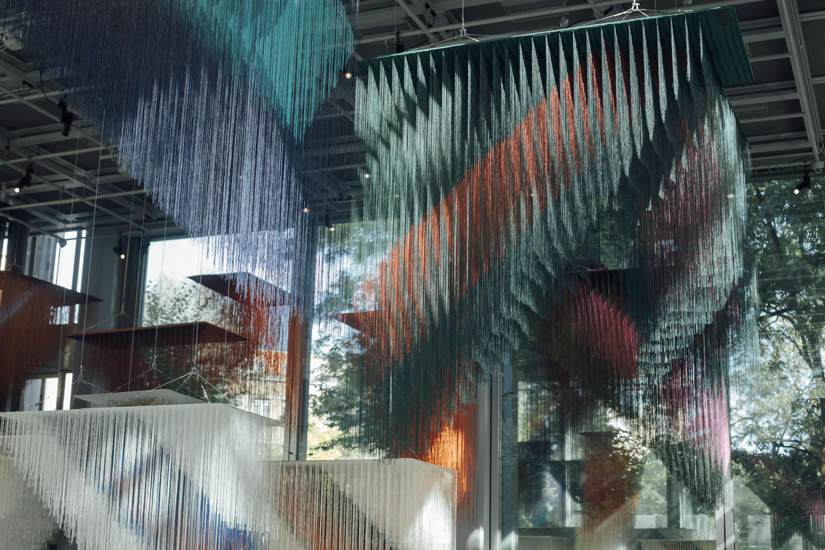 Olga de Amaral Exhibition, Fondation Cartier Lina Ghotmeh — Architecture Olga-de-Amaral_LGA_06_1680x1120