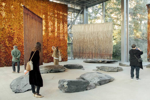 Olga de Amaral Exhibition, Fondation Cartier Lina Ghotmeh — Architecture Olga-de-Amaral_LGA_01_1680x1120