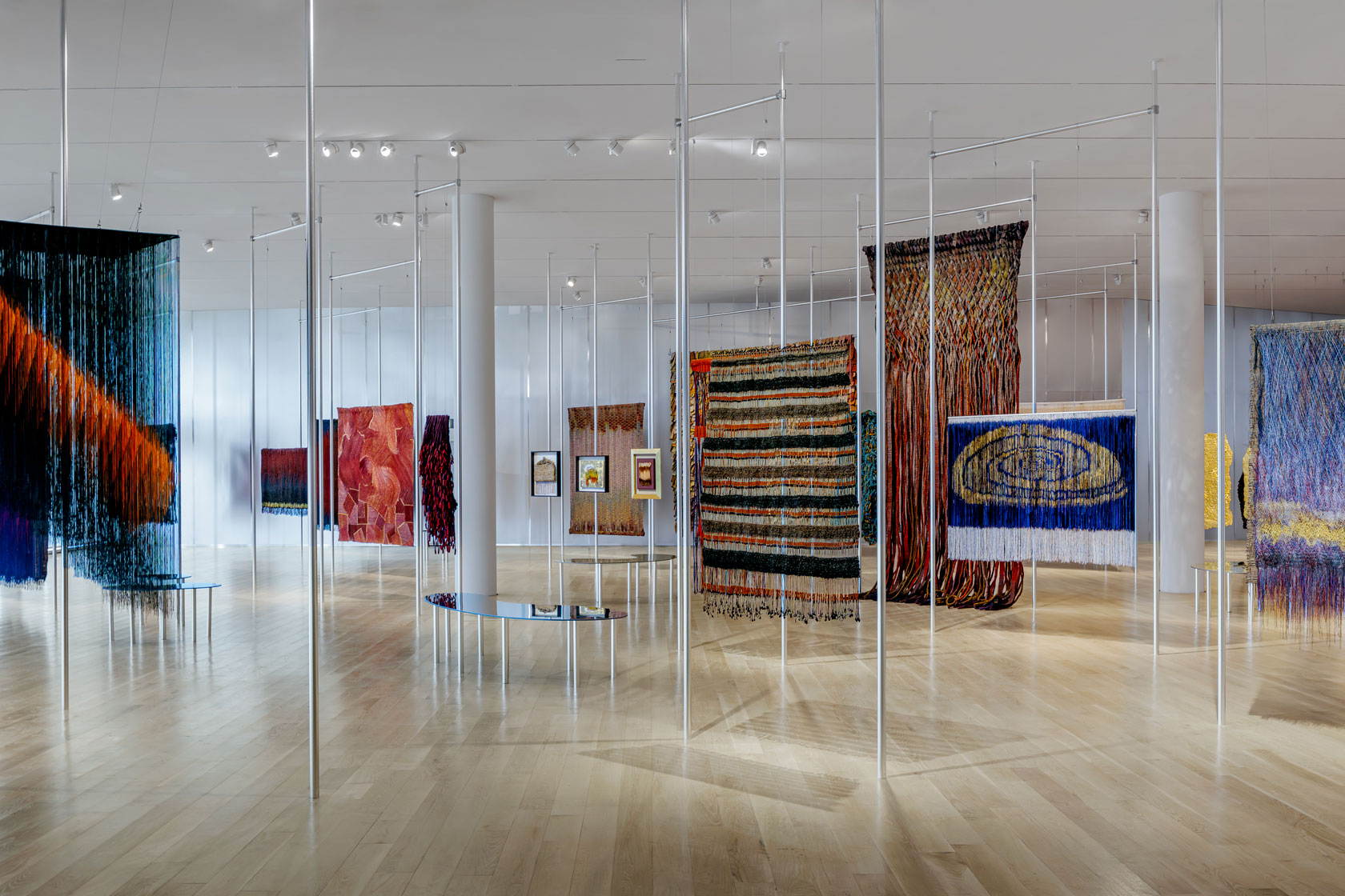 Project. Olga de Amaral Exhibition At ICA Miami. Lina Ghotmeh — Architecture COM-WEB_Olga-ICA-Miami_01